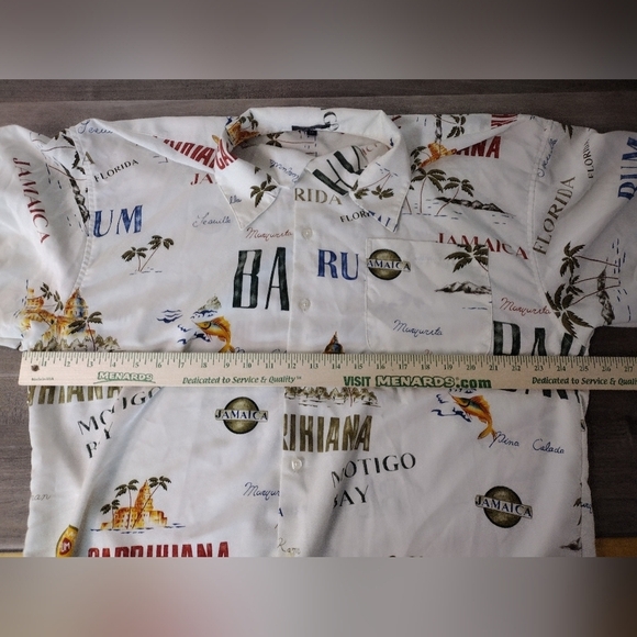 Koman Sport men's tropical Hawaiian short sleeve size XL - Picture 4 of 9